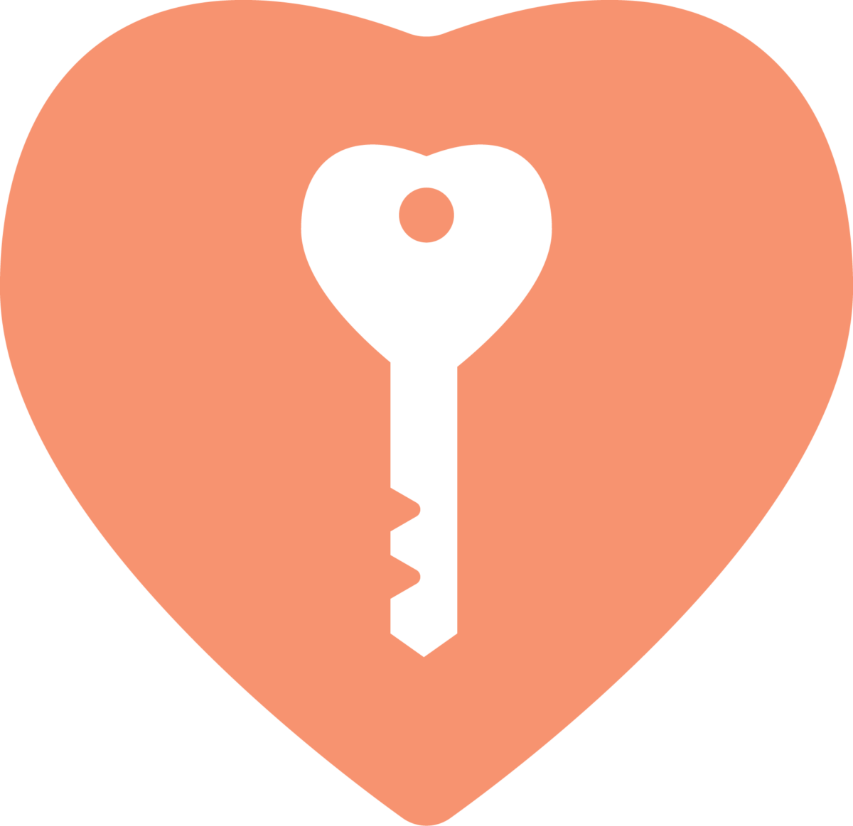 Keys Plan heart Orange Key