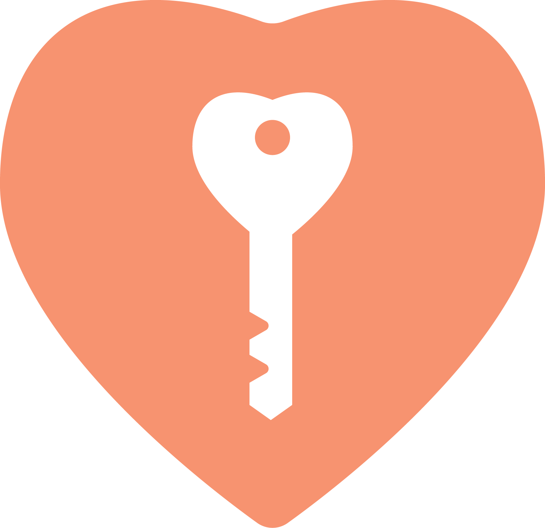 Keys Plan heart Orange Key